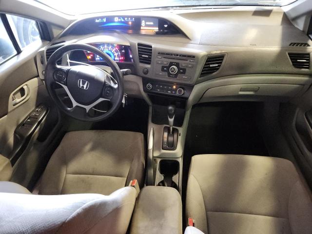 2HGFB2F57CH611258 - 2012 HONDA CIVIC LX GRAY photo 8