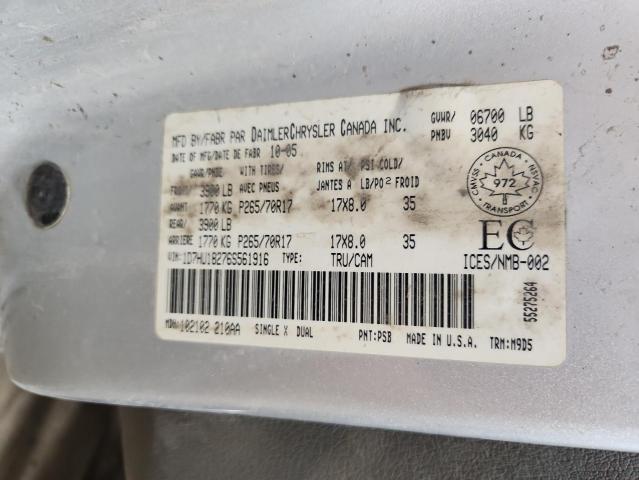 1D7HU18276S561916 - 2006 DODGE RAM 1500 ST SILVER photo 13