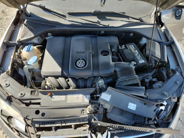 1VWBH7A3XCC083102 - 2012 VOLKSWAGEN PASSAT SE ვერცხლისფერი ფოტო 11