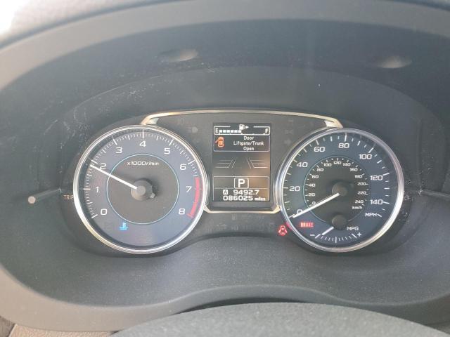 JF2GPADC9HH274042 - 2017 SUBARU CROSSTREK PREMIUM Gümüş fotoğraf 9