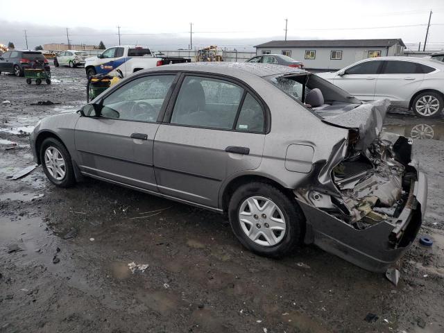2HGES16335H549199 - 2005 HONDA CIVIC DX VP GRAY photo 2