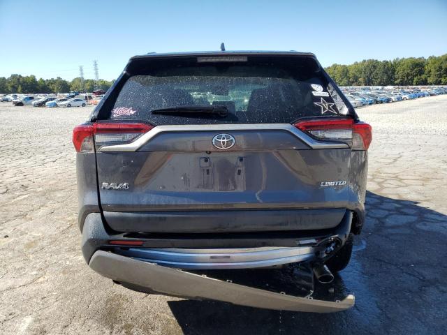 2T3Y1RFV4KW021794 - 2019 TOYOTA RAV4 LIMITED ნაცრისფერი ფოტო 6
