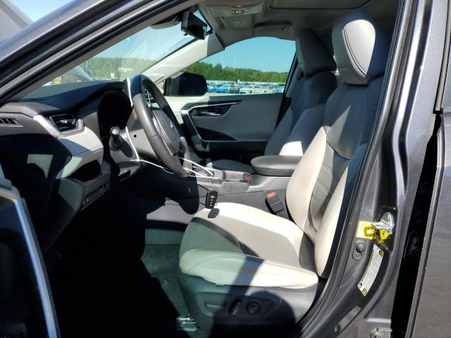 2T3Y1RFV4KW021794 - 2019 TOYOTA RAV4 LIMITED ნაცრისფერი ფოტო 7