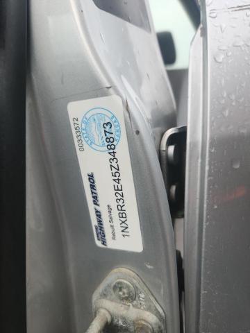 1NXBR32E45Z348873 - 2005 TOYOTA COROLLA CE ვერცხლისფერი ფოტო 12