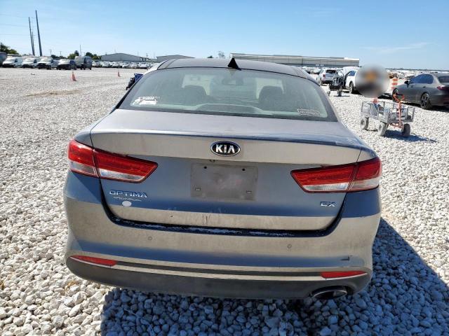 5XXGU4L36JG209792 - 2018 KIA OPTIMA EX SILVER photo 6