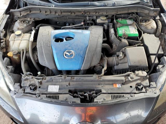 JM1BL1V82C1546396 - 2012 MAZDA 3 I GRAY photo 11