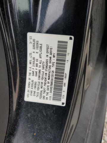 SHSRD78853U130126 - 2003 HONDA CR-V EX Czarny zdjęcie 13