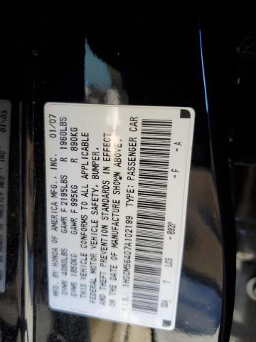 1HGCM56407A102199 - 2007 HONDA ACCORD LX GRAY photo 12