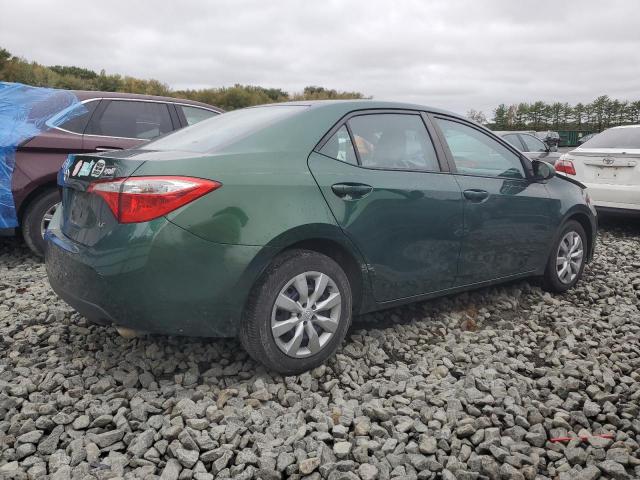 2T1BURHE1GC555265 - 2016 TOYOTA COROLLA L GREEN photo 3