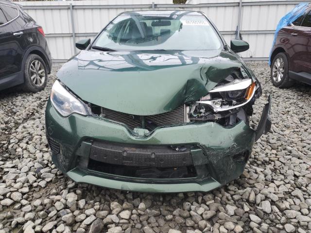 2T1BURHE1GC555265 - 2016 TOYOTA COROLLA L GREEN photo 5