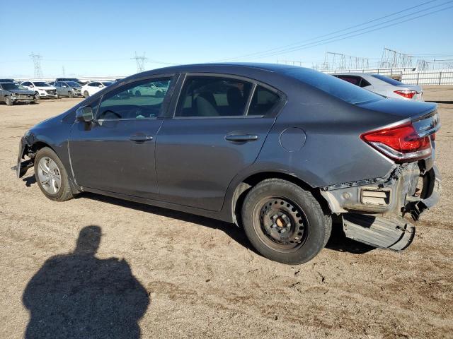 19XFB2F57DE239481 - 2013 HONDA CIVIC LX CHARCOAL photo 2