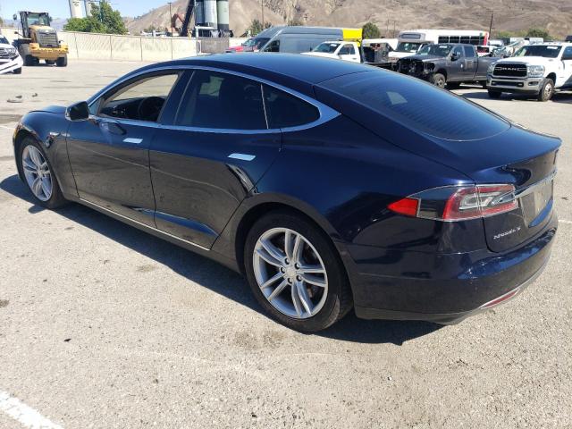 5YJSA1S11EFP48010 - 2014 TESLA MODEL S Синий фото 2