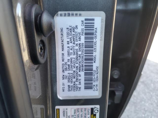 1NXBR32E86Z582399 - 2006 TOYOTA COROLLA CE GRAY photo 12