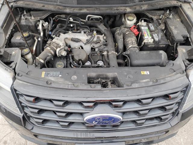 1FM5K8GT4HGA67827 - 2017 FORD EXPLORER SPORT Negro foto 12
