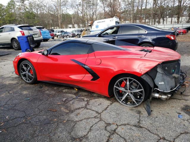 1G1YA3D41N5103235 - 2022 CHEVROLET CORVETTE STINGRAY 1LT RED photo 2