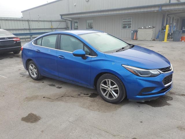 1G1BE5SM2H7279745 - 2017 CHEVROLET CRUZE LT BLUE photo 4