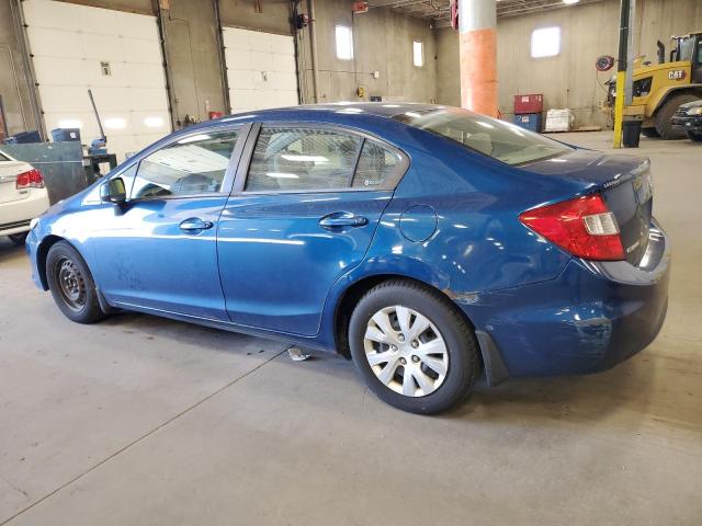 19XFB2F5XCE037443 - 2012 HONDA CIVIC LX 蓝色 照片 2