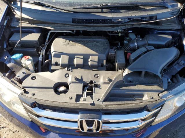 5FNRL5H64FB060748 - 2015 HONDA ODYSSEY EXL BLUE photo 12