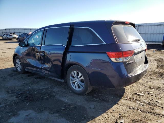 5FNRL5H64FB060748 - 2015 HONDA ODYSSEY EXL BLUE photo 2
