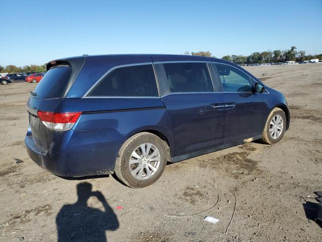 5FNRL5H64FB060748 - 2015 HONDA ODYSSEY EXL BLUE photo 3