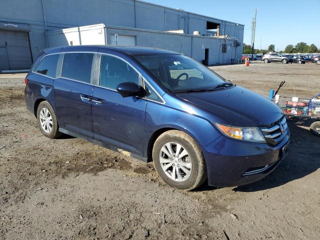 5FNRL5H64FB060748 - 2015 HONDA ODYSSEY EXL BLUE photo 4