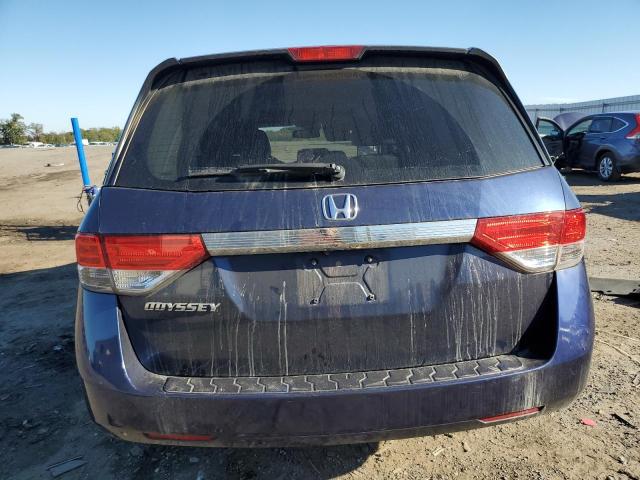 5FNRL5H64FB060748 - 2015 HONDA ODYSSEY EXL BLUE photo 6