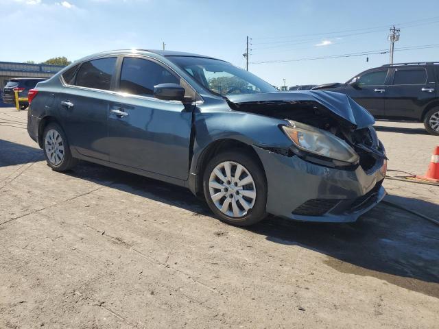 3N1AB7AP6HL638192 - 2017 NISSAN SENTRA S BLUE photo 4