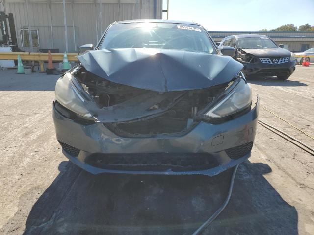 3N1AB7AP6HL638192 - 2017 NISSAN SENTRA S BLUE photo 5