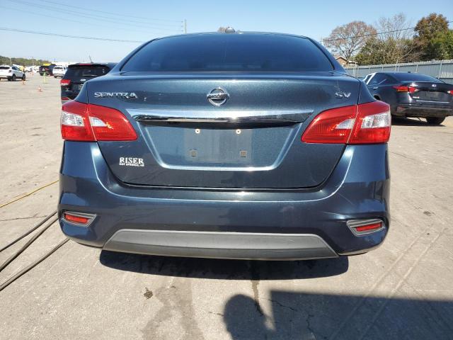 3N1AB7AP6HL638192 - 2017 NISSAN SENTRA S BLUE photo 6