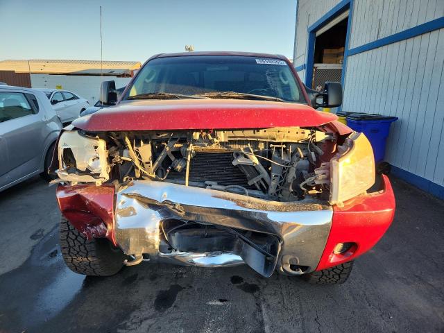 1N6AA07D18N308770 - 2008 NISSAN TITAN XE RED photo 5