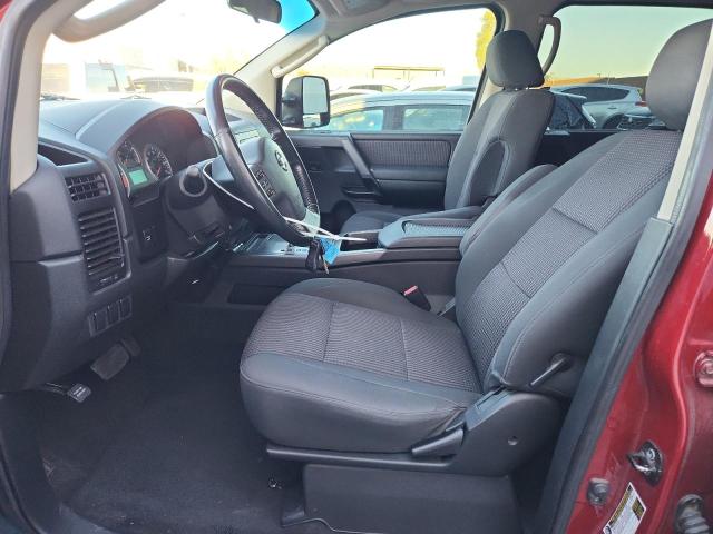 1N6AA07D18N308770 - 2008 NISSAN TITAN XE RED photo 7