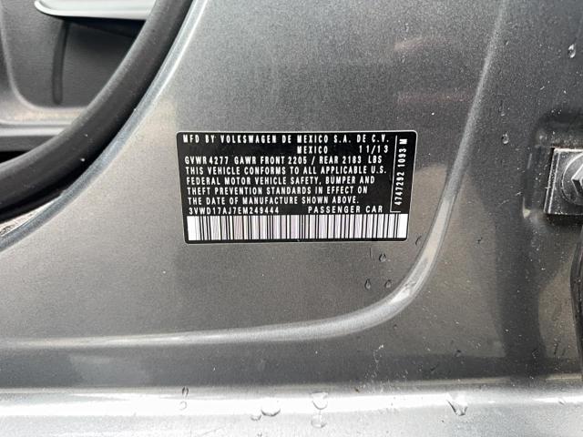 3VWD17AJ7EM249444 - 2014 VOLKSWAGEN JETTA SE GRAY photo 10