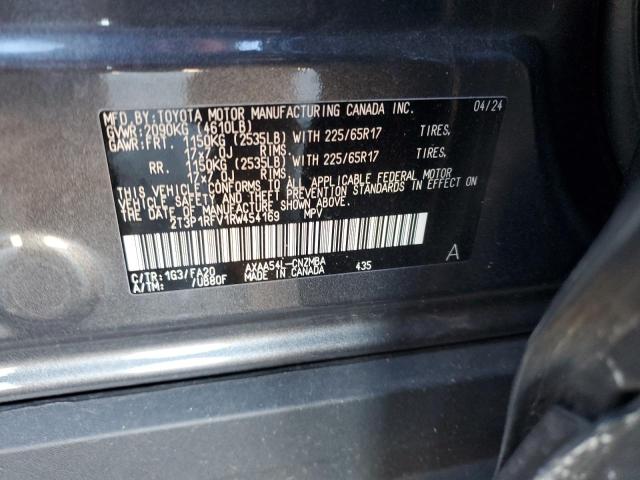 2T3P1RFV1RW454169 - 2024 TOYOTA RAV4 XLE 灰色 照片 13