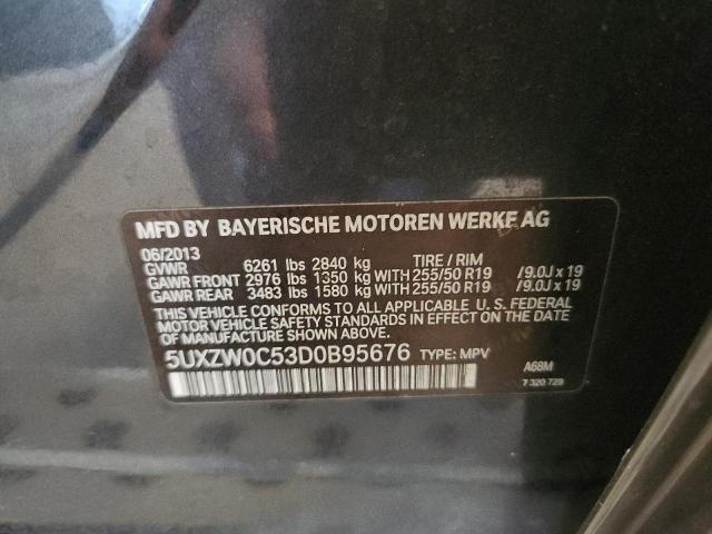 5UXZW0C53D0B95676 - 2013 BMW X5 XDRIVE35D 灰色 照片 13