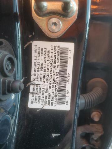 19XFC2F70GE072142 - 2016 HONDA CIVIC EX BLACK photo 13