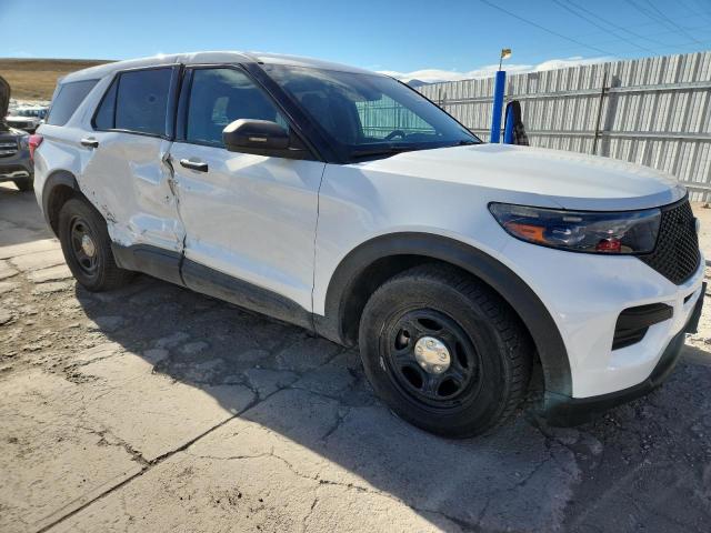 1FM5K8AC0MNA12516 - 2021 FORD EXPLORER POLICE INTERCEPTOR Weiß Foto 4