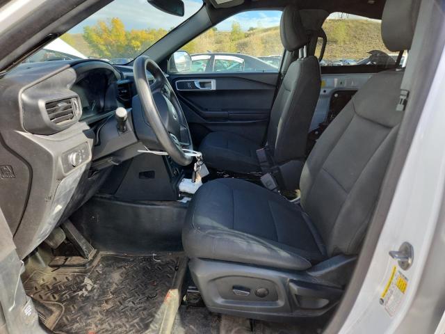 1FM5K8AC0MNA12516 - 2021 FORD EXPLORER POLICE INTERCEPTOR Weiß Foto 7