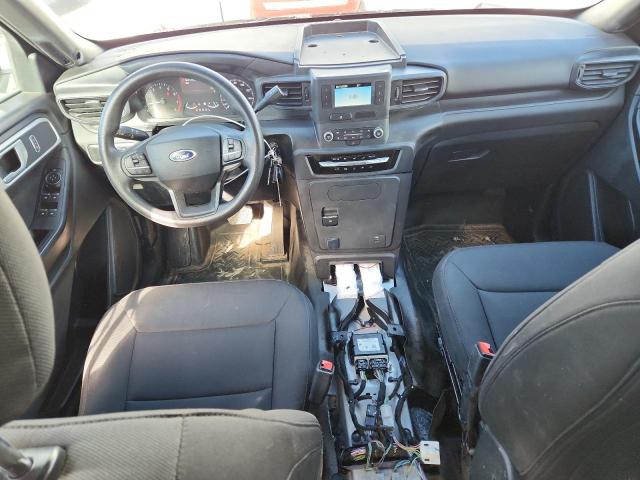 1FM5K8AC0MNA12516 - 2021 FORD EXPLORER POLICE INTERCEPTOR Weiß Foto 8