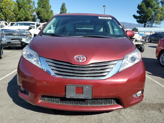 5TDYK3DC3BS063421 - 2011 TOYOTA SIENNA XLE BURGUNDY photo 5