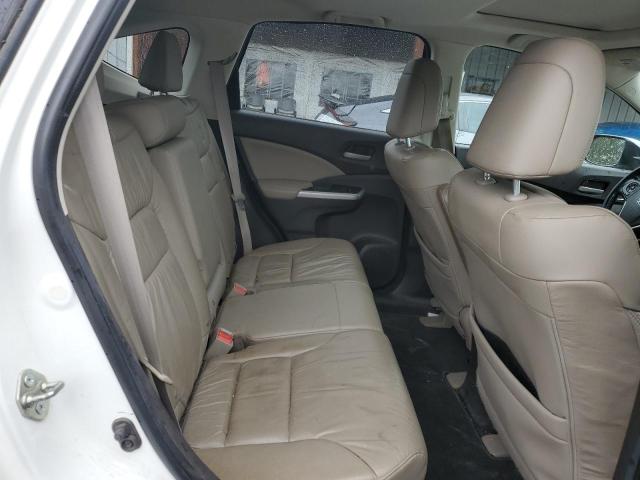 5J6RM4H77EL059924 - 2014 HONDA CR-V EXL WHITE photo 10