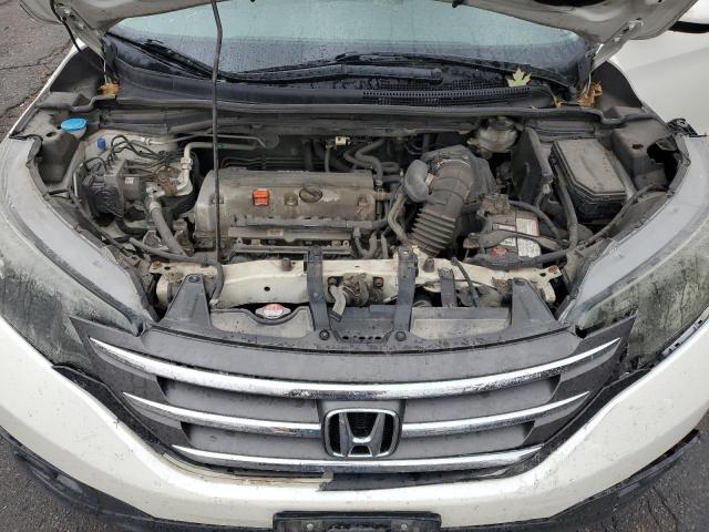 5J6RM4H77EL059924 - 2014 HONDA CR-V EXL WHITE photo 11