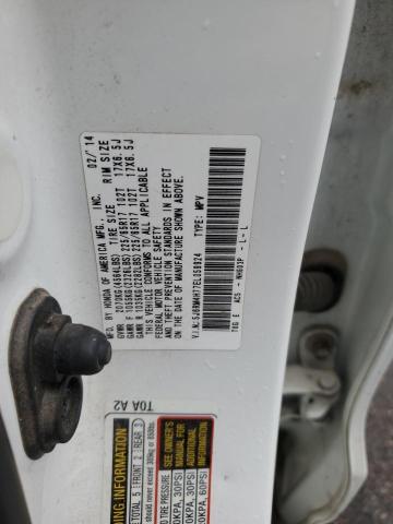 5J6RM4H77EL059924 - 2014 HONDA CR-V EXL WHITE photo 12
