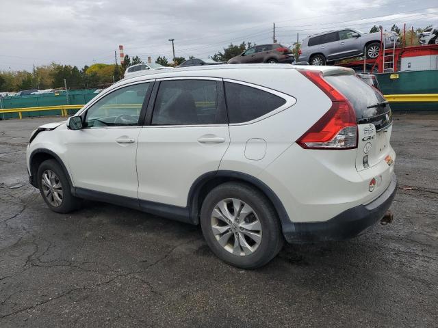 5J6RM4H77EL059924 - 2014 HONDA CR-V EXL WHITE photo 2