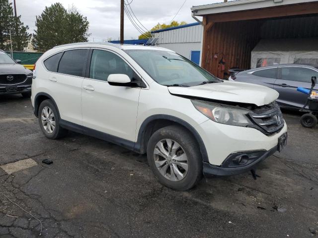 5J6RM4H77EL059924 - 2014 HONDA CR-V EXL WHITE photo 4