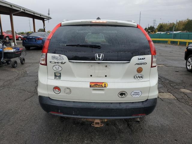 5J6RM4H77EL059924 - 2014 HONDA CR-V EXL WHITE photo 6