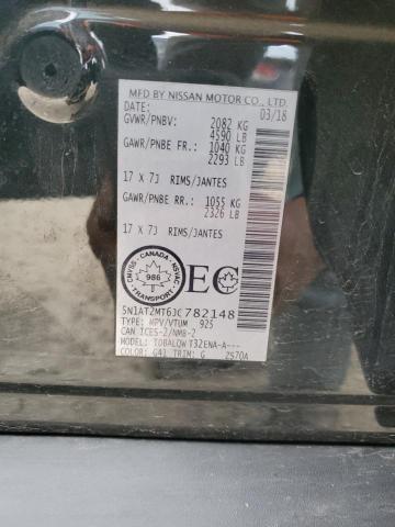 5N1AT2MT6JC782148 - 2018 NISSAN ROGUE S BLACK photo 13