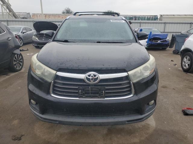 5TDKKRFH0FS051864 - 2015 TOYOTA HIGHLANDER XLE 黑色 照片 5