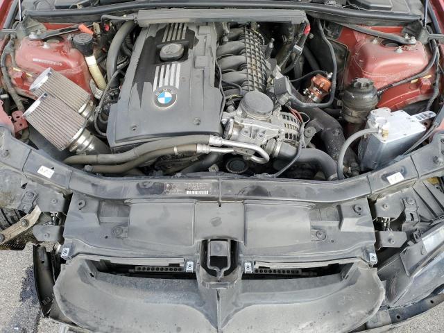 WBAKG1C53CE839842 - 2012 BMW 335 I SULEV RED photo 11