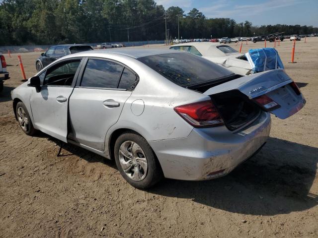 19XFB2F50FE076157 - 2015 HONDA CIVIC LX SILVER photo 2