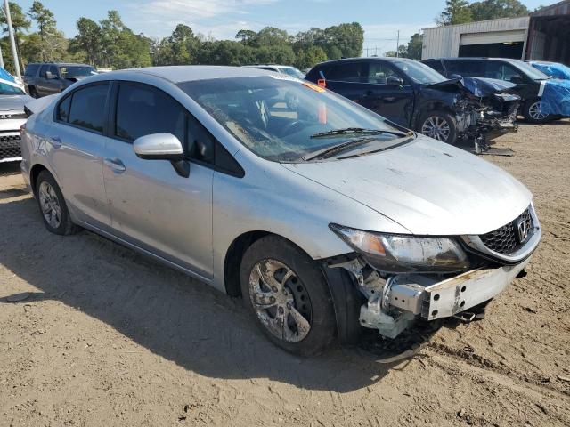 19XFB2F50FE076157 - 2015 HONDA CIVIC LX SILVER photo 4